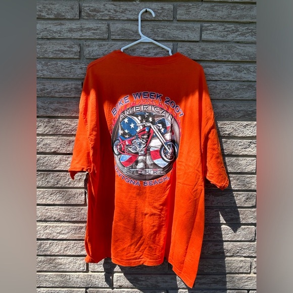 Bike Week 2007 Orange Tshirt - Picture 6 of 7